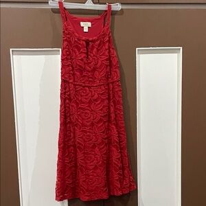 LOFT Scarlet Red Dress